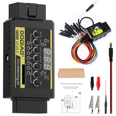 GODIAG GT107 ECU IMMO Kit+GT105 II DSG Plus Gearbox Data Adapter For DQ250,DQ500