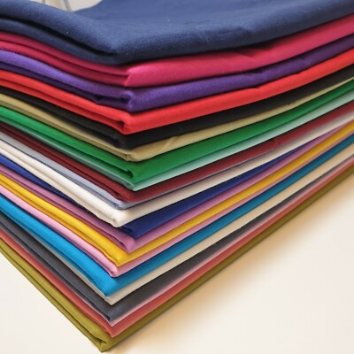 100 % Baumwolle Material Ägyptisch Cambric Handwerk Kleid Quilten Stoff 44'' Meterware
