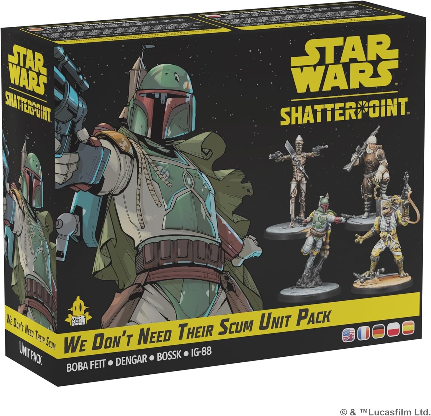 Star Wars Shatterpoint Нам не нужен их набор Отбросы Новая Бесплатная доставка по США 9390₽