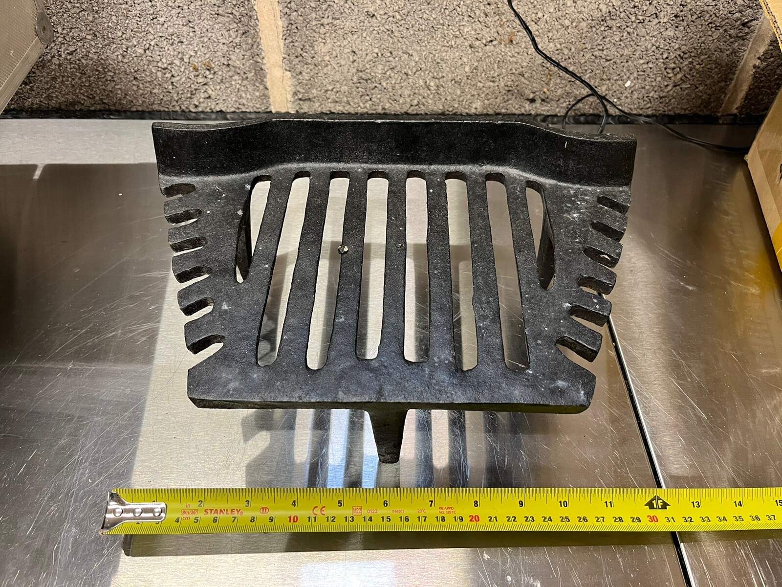 Fire Grate For Fireplace Metal Coal Log Open Basket eBay