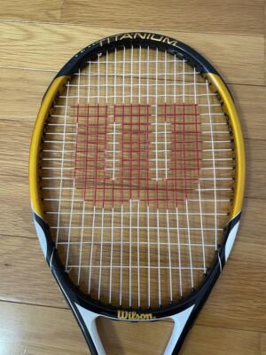 Wilson Blade Comp 100 289g G2 4 1/4 Titanium Tennis Racquet | eBay