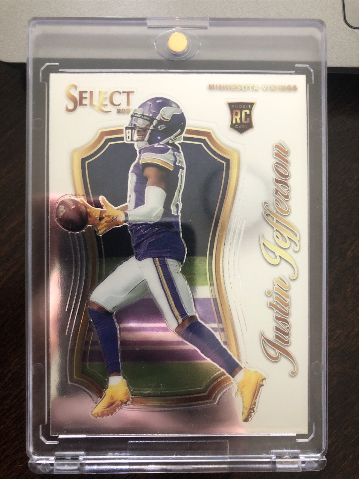 2020 Panini Select Certified Rookies Silver Prizm #SCR-9 Justin Jefferson Rookie