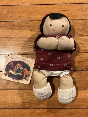 VINTAGE Jan Shackelford Originals Youngun Baby Plush Doll Handmade 1991 90s