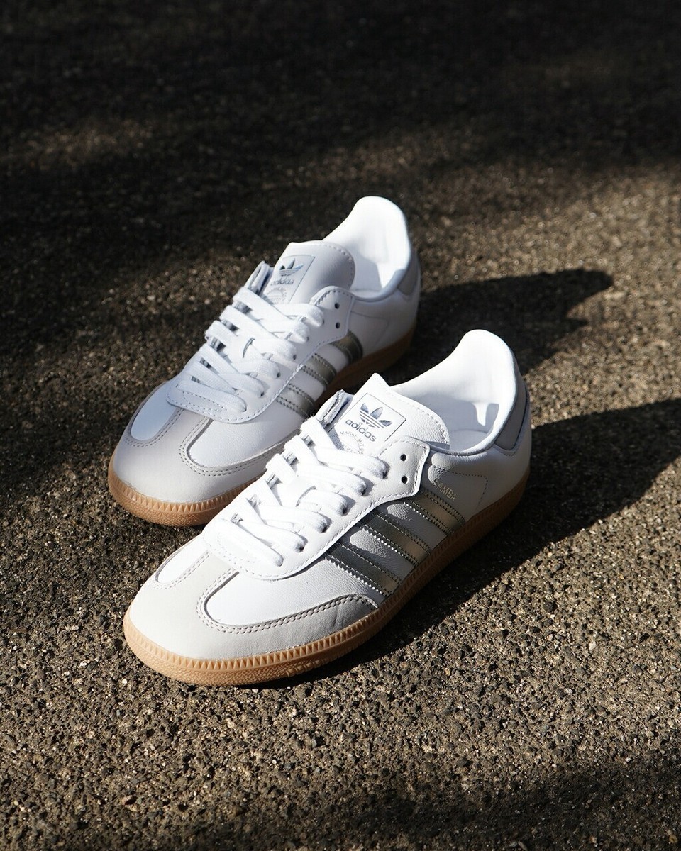 adidas アディダス SAMBA OG JI2725 シルバー 25cm adidas WMNS Originals Samba White Silver JI2725 Women's Size