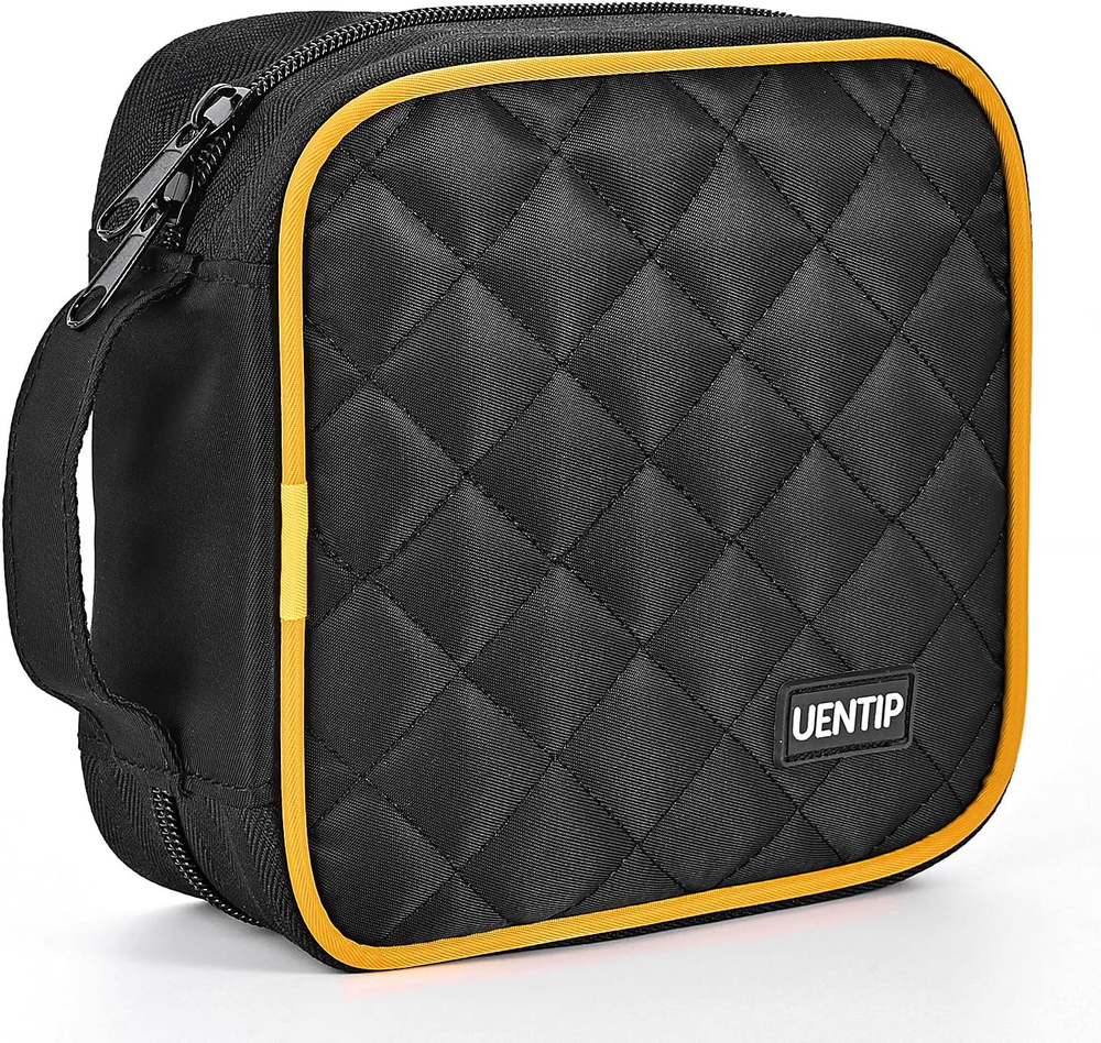 UENTIP 48-Capacity Nylon CD DVD Storage Case Holder for Car Travel