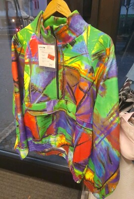 Erima Fleece Vintage Deadstock Rare Funky Style 5 M 90s 80s Oldschool Ski