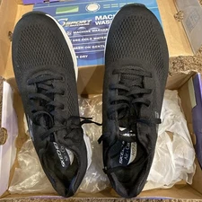 Skechers Womens Air-Cooled Arch Fit Shoes Black US 10