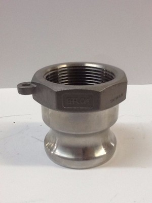  Saflock A-11/2'' 1-1/2'' NPT TO 1-1/2''SST Cam Lock Coupler For Water/Trash Pump 