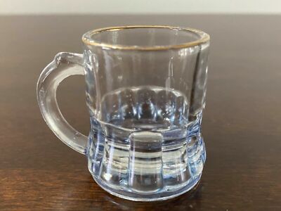 Vintage Federal Beer Mug Shaped Shot Glass With F Shield Mark - Multiple Options