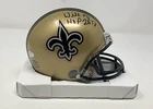 Willie Roaf Autographed New Orleans Saints Mini Helmet Schwartz COA