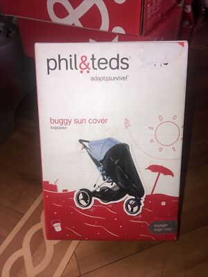 Phil & Teds Sonnenschutz für Voyager Kinderwagen UV-Schutz Neu