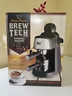 Steam Power Brew Tech Compact Espresso Machine Steam Power St. Steel Frothing