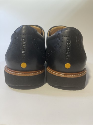 Zapatos de vestir cómodos de cuero negro Samuel Hubbard 'Market Cap' con suelas Vibram - Imagen 8 de 10