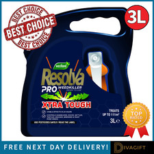 RESOLVA FAST WEED KILLER XTRA TOUGH WEEDKILLER GARDEN SPRAY REMOVER 3L WESTLAND  9.00 per litre