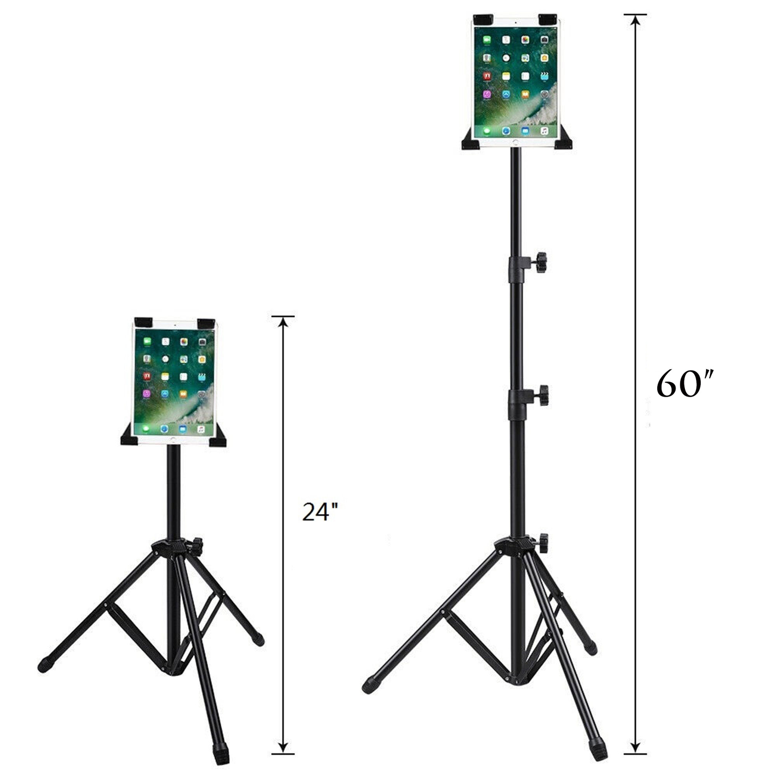 Adjustable Tripod Stand Holder Bracket For iPad 1 2 3 7