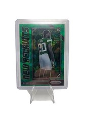 2022 Panini Prizm Breece Hall RC New Recruits #NR-10 Green Ice Prizm