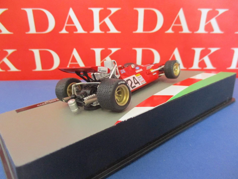 Die cast 1/43 Modellino Auto F1 De Tomaso 505 1970 P. Courage - Immagine 3 di 4