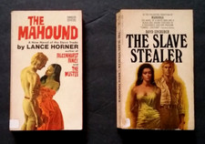 TWO VINTAGE "MANDINGO" PAPERBACKS "THE MUSTEE" & "THE SLAVE STEELER"