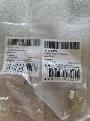  Verbinder Adapter Kupplung Cat.6A 2x Buchse 1:1 geschirmt Metall
