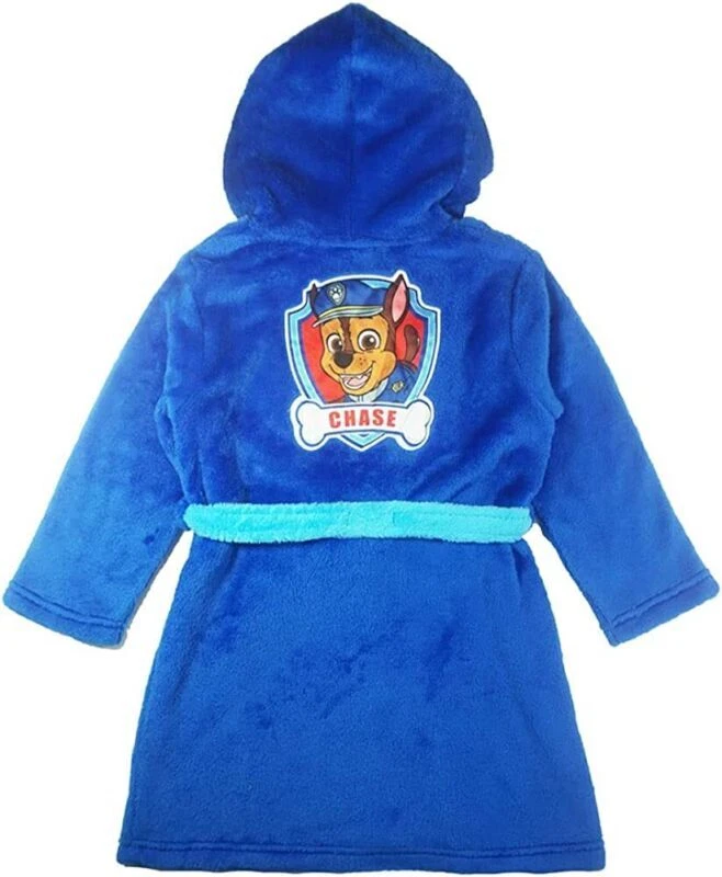 Nickelodeon Paw Patrol Toddler Boys Chase 3D Plush Robe Size 2T 3T 4T 5T 6 - Image 3 of 4