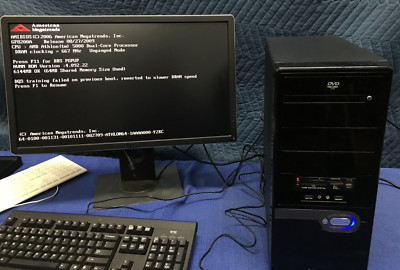 American Megatrends AMBIOS PC in Gigabyte Chassis AMD Athlon