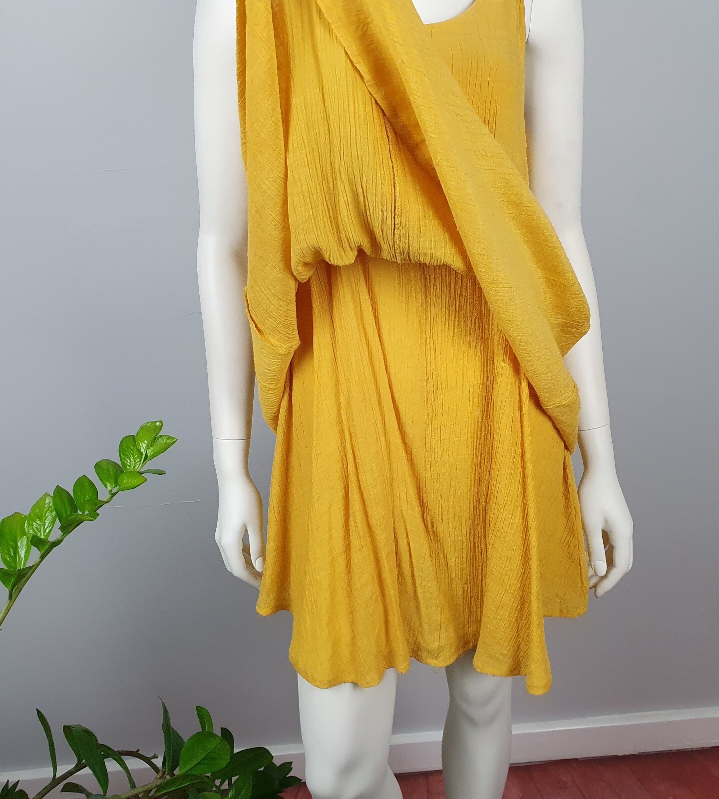 Virtuelle TS Taking Shape Plus Size 12 Yellow Tun… - image 4