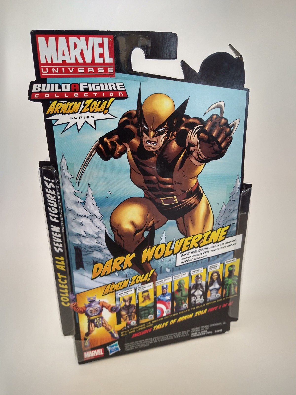 Figurine Marvel Legends Dark Wolverine Masqué - Univers BAF Arnim Zola Hasbro 2011 - NEUVE