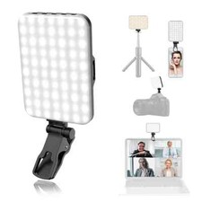 LED Selfie Light LED Beads 2200mAh Rechargeable CRI 97 7 Light Modes Portable