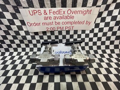 SWAGELOK SS-18RS12, SS18RS12, Bonnet Needle Valve, LOT OF 2, SHIPSAMEDAY#121W3