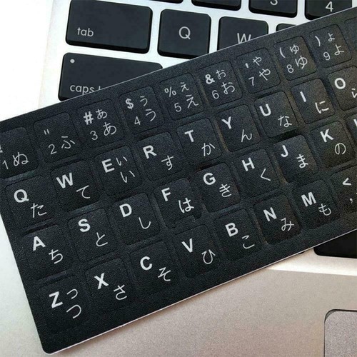 Black&White Standard Keyboard Stickers For German/English/Spanish AU A4F7 - Picture 8 of 20