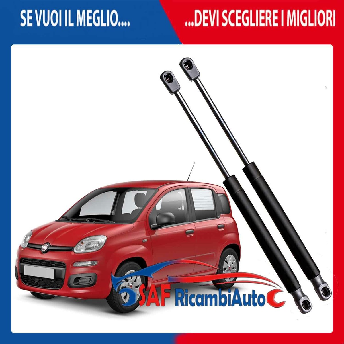 Pistoncini Portellone 1999-2005 2 Molle A Gas Per Cofano Posteriore Fiat Punto 3 Porte (1999-2005) | Ricambio Per Portellone Baule Molle Pistoni Fiat Idea - Foto 7