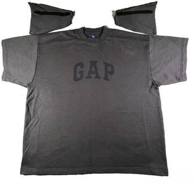 Yeezy x Gap Engineered Balenciaga 14A Crop Dove Fleece Tee Black