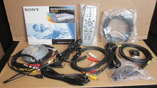 Lot of Sony TiVo Replacement Parts: Remote, Manual, Telephone, S-Video, 3.5mm 