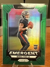 2024 Panini Prizm - Emergent Michael Penix Jr. #20 Green Prizm (RC)