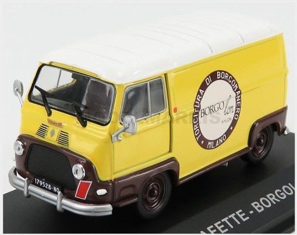 Edicola VCDE049 Renault - Estafette Van Borgolon 1969 - Yellow Brown White - 1/4-image
