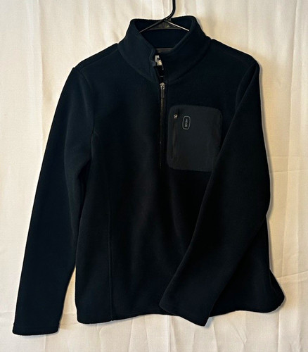 BASS Outdoor Black Half Zip Jacket Size L