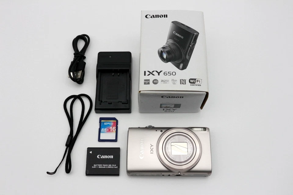 [ MINT ] Canon PowerShot IXY 650 / Elph 360 HS Compact Digital Camera English OK - Image 3 of 4