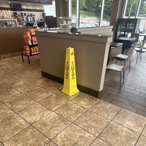 Yellow Fold-Up Caution Wet Floor Safety Warning Floor Cone Sign