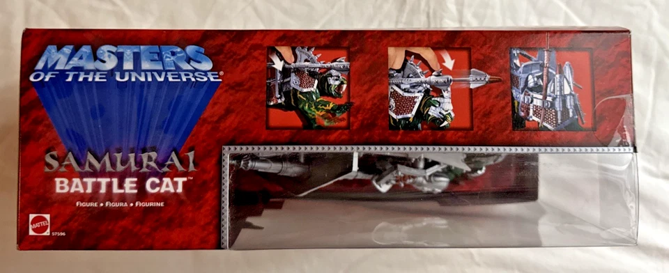 NIB 2002 Mattel MOTU Masters of the Universe Samurai Battle Cat Figure - Image 3 of 4