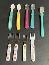 Baby Feeding Utensils (Lot Of 9)
