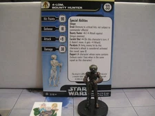 =Star Wars Miniatures BOUNTY HUNTERS 4-LOM, Bounty Hunter 32/60 with card =