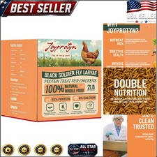 Dried Black Soldier Fly Grubs - Boost Egg Production  Healthy Growth in Poultry