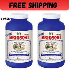 Brioschi Effervescent 8.5oz (2 Bottles) The Original Lemon Flavored Italian