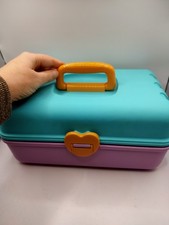 Vintage Rare 1990 Redbox Jewellery Make Up Storage Case Box. Caboodle Interest