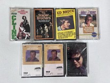 Classic Country Cassette Lot Patsy Cline Jim Reeves John Denver 70s 80s Vintage