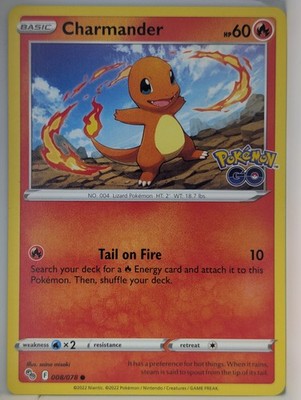 Charmander 008/078 Pokémon GO Regular