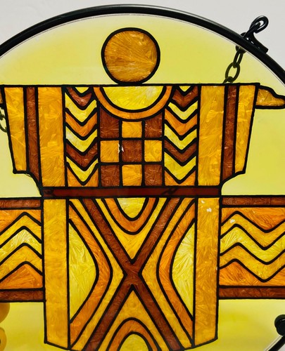 Vintage Sahara Robe African American Culture Handmade Suncatcher - Picture 7 of 8