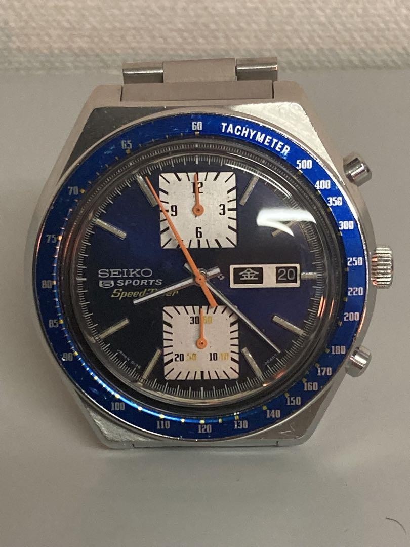 Unadjusted Timer Chronograph 6138-0030 Men's Watch Seiko Speed Vintage - vintagewatches.pk