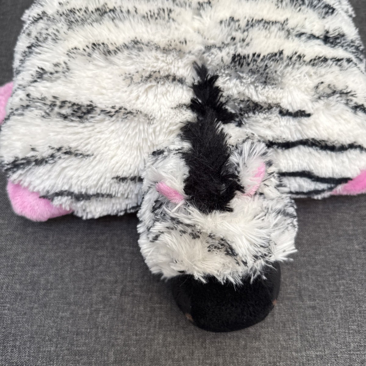 Pillow Pet Zebra Mini Plush Pee-Wee 2010 Original | Black White