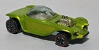 Hot Wheels Redline 1968 Beatnik Bandit Antifreeze Green W/ Button & Display Case